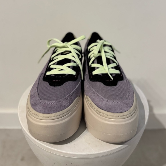 UGG Shoes - UGG Sneakers - Size 7 US / 40 EU - Purple Suede & Neon Green Laces (New)